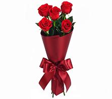 Букет 5 Красных роз Эдлесс Лав в Раздольном Новосибирской области