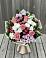 Букет цветов из: Альстромерии, Гвоздики, Розы и Хризантемы в Раздольном Новосибирской области