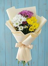 Букет цветов из:  Хризантемы в Раздольном Новосибирской области