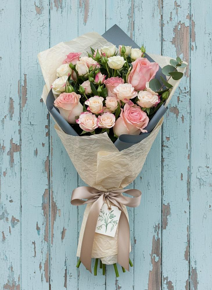 Букет цветов из: Розы в Раздольном Новосибирской области