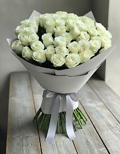 Букет 35 Белых роз в Раздольном Новосибирской области