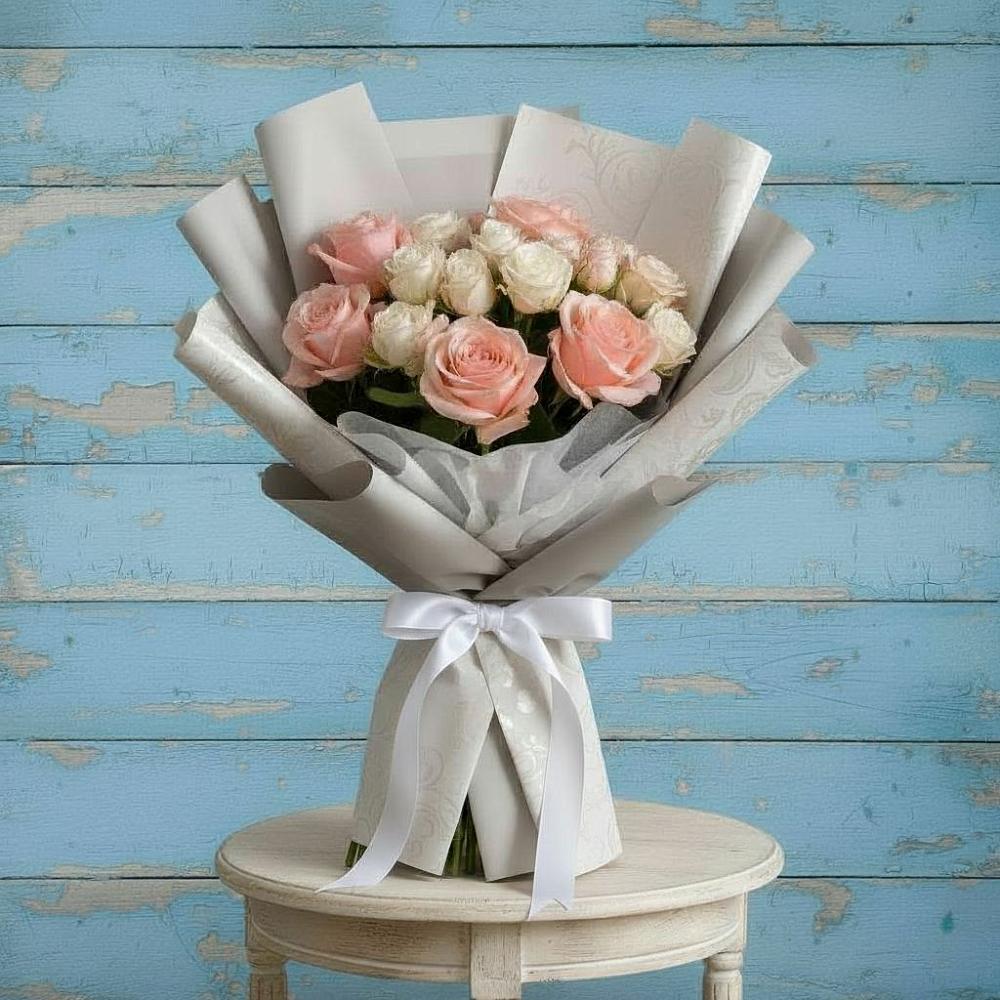 Букет цветов из: Розы в Раздольном Новосибирской области