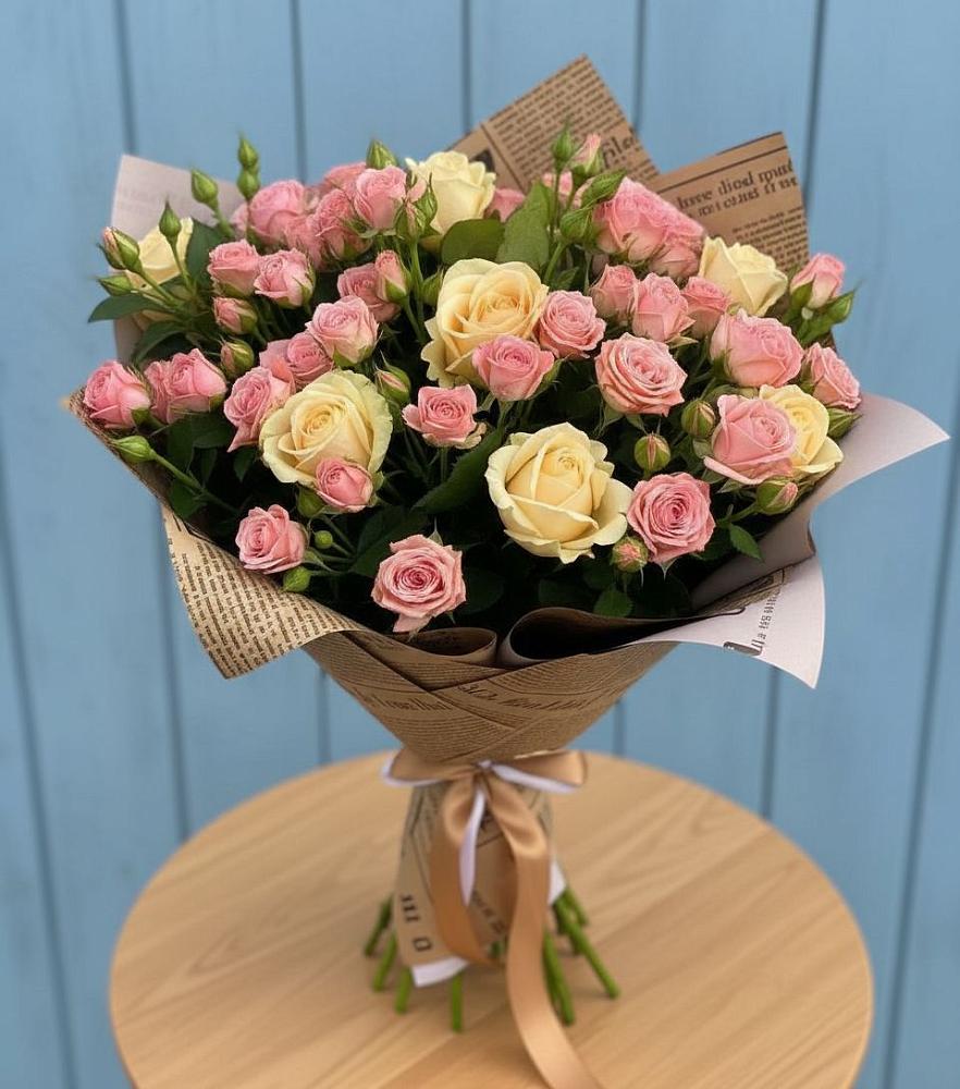 Букет цветов из: Розы в Раздольном Новосибирской области