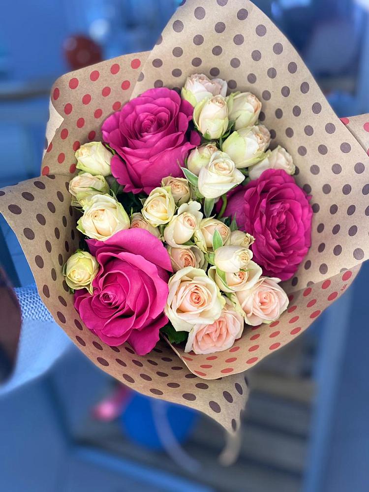 Букет цветов из: Розы в Раздольном Новосибирской области