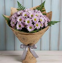 Букет цветов из:  Хризантемы #REPLACE_PRED# Раздольном Новосибирской области