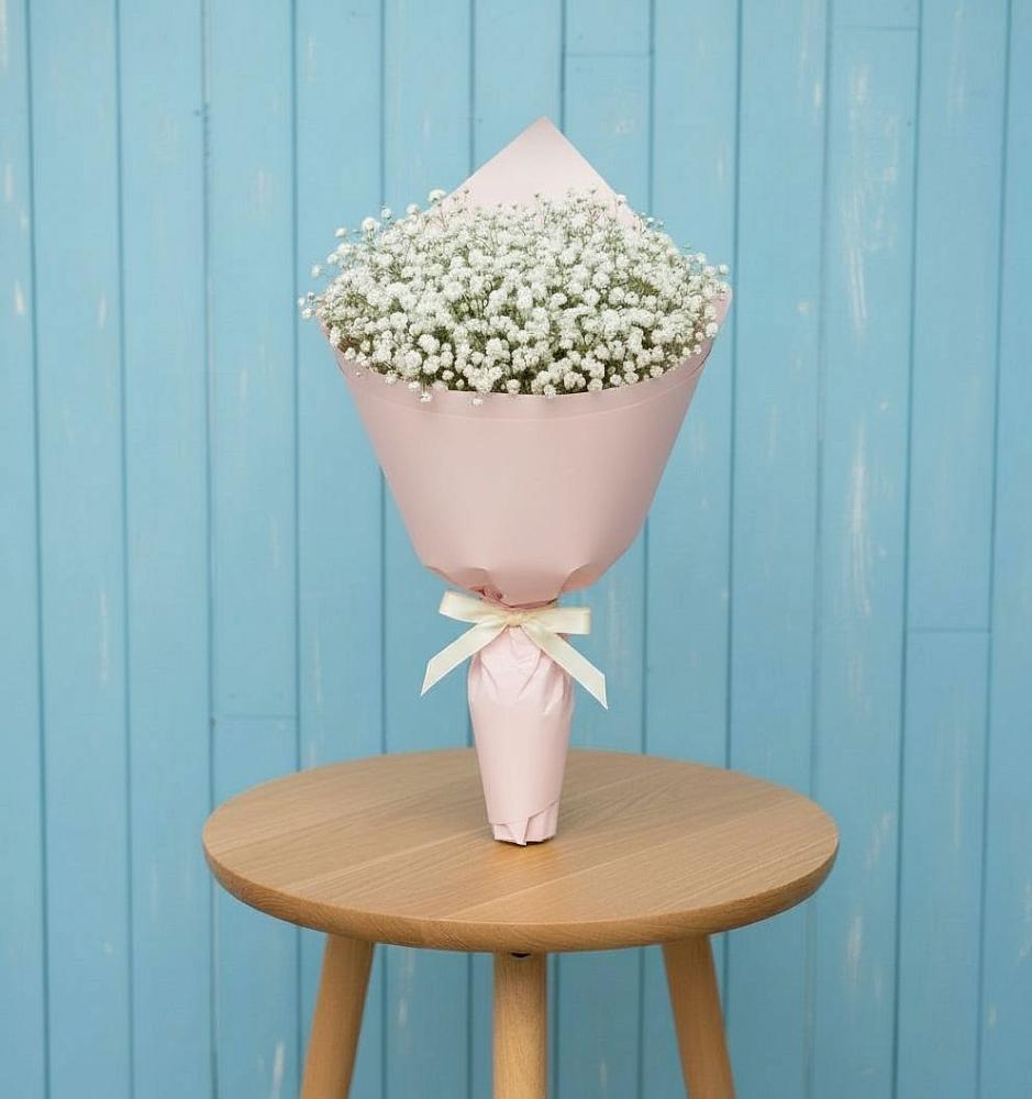 Букет цветов из: Гипсофила в Раздольном Новосибирской области