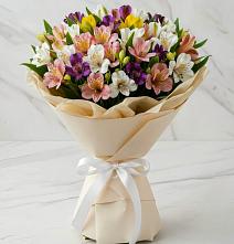 Букет цветов из:  Альстромерии #REPLACE_PRED# Раздольном Новосибирской области