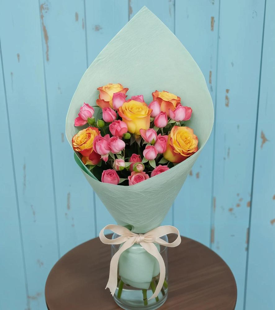 Букет цветов из: Розы в Раздольном Новосибирской области