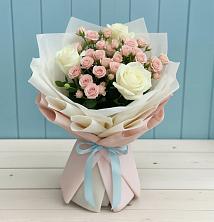 Букет цветов из:  Розы в Раздольном Новосибирской области