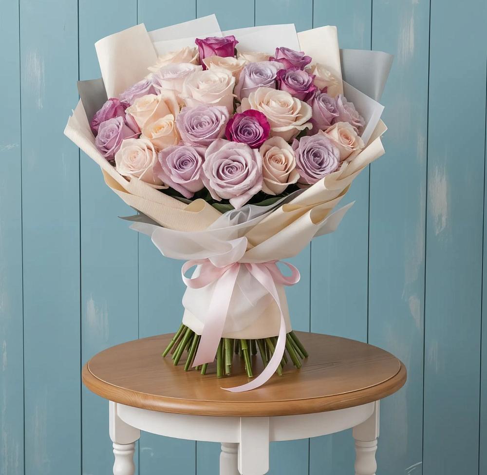 Букет цветов из: Розы в Раздольном Новосибирской области