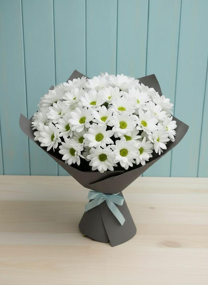 Букет цветов из: Хризантемы в Раздольном Новосибирской области