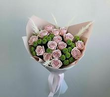 Букет цветов из:  Розы и Хризантемы в Раздольном Новосибирской области
