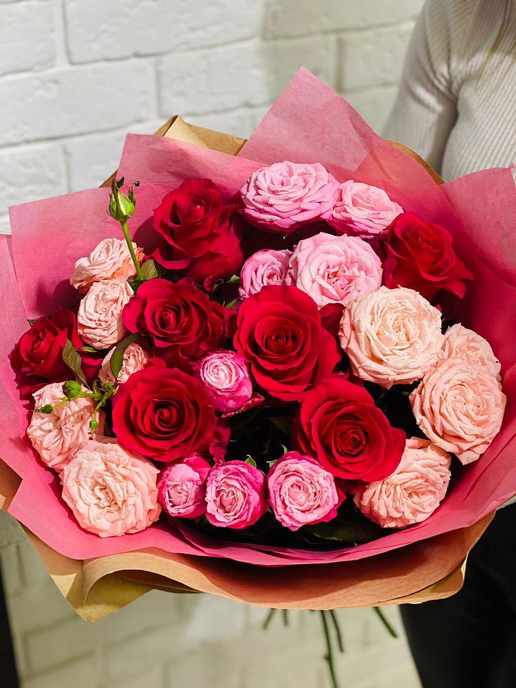 Букет цветов из: Розы в Раздольном Новосибирской области