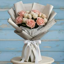 Букет цветов из:  Розы в Раздольном Новосибирской области
