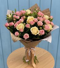 Букет цветов из:  Розы в Раздольном Новосибирской области