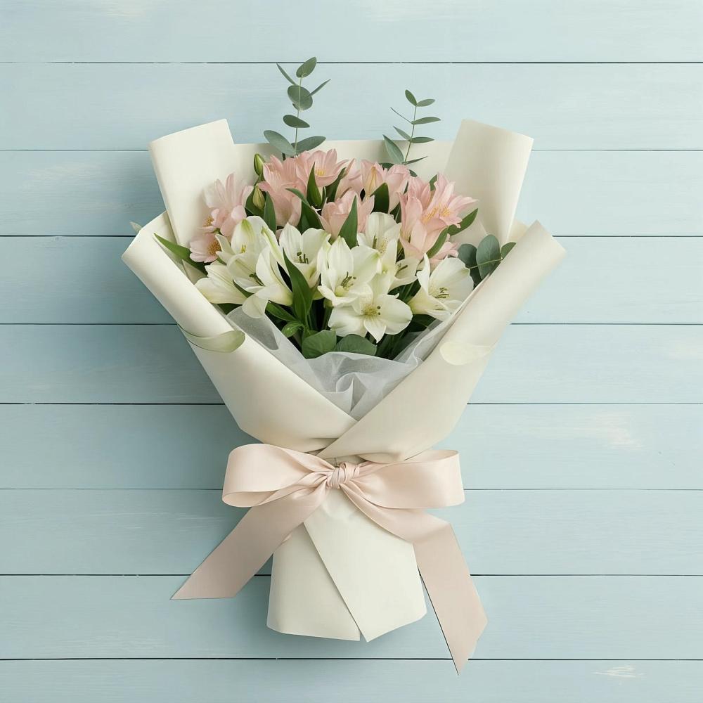 Букет цветов из: Альстромерии в Раздольном Новосибирской области