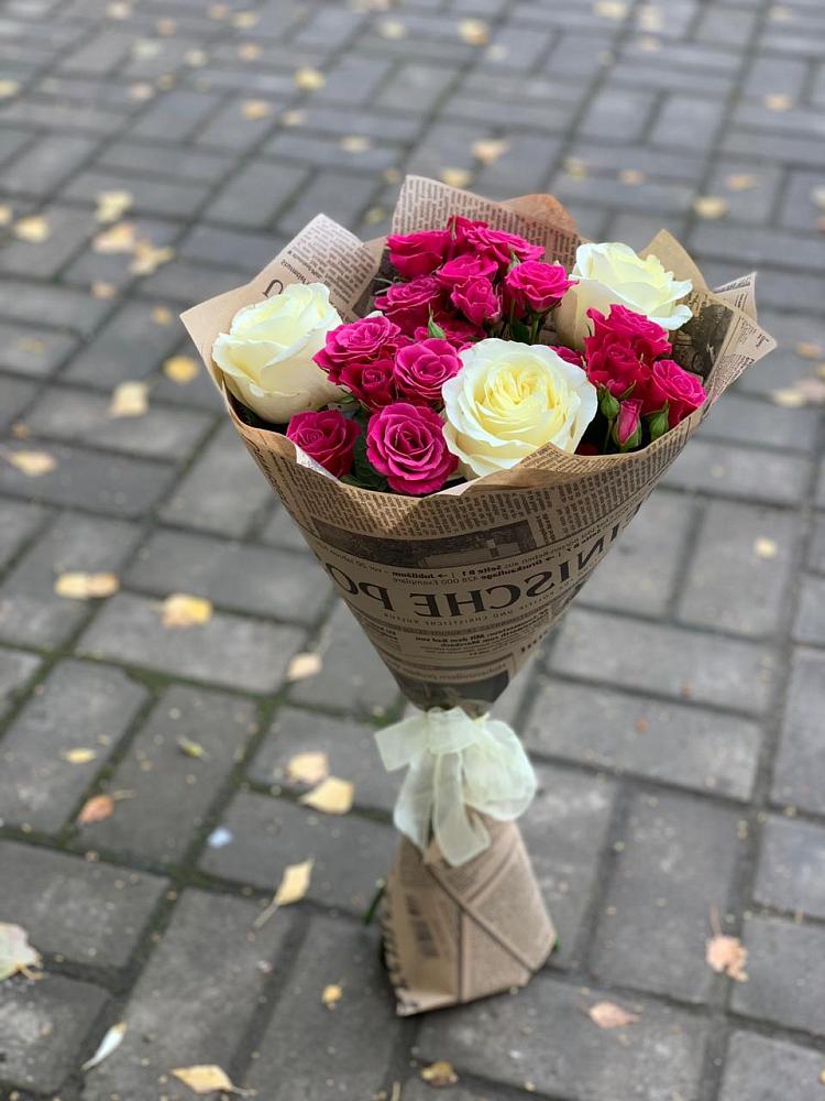 Букет цветов из: Розы в Раздольном Новосибирской области