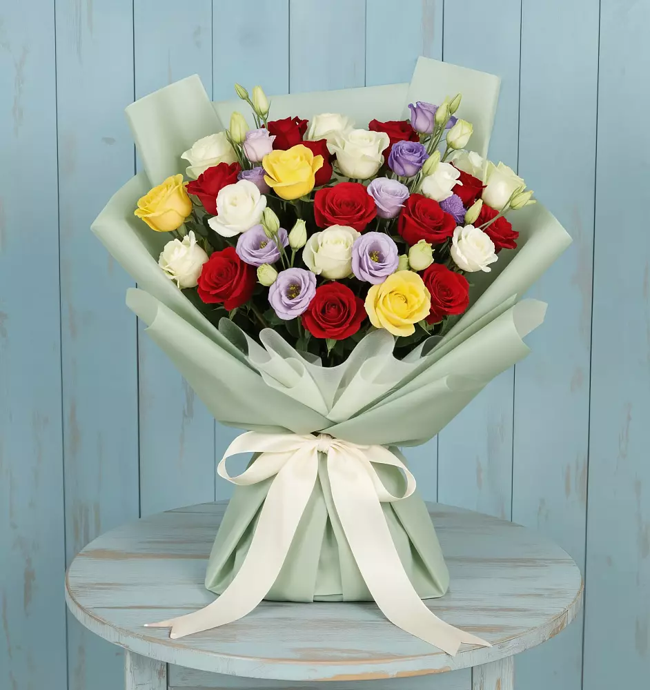 Букет цветов из: Розы в Раздольном Новосибирской области