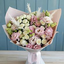 Букет цветов из:  Альстромерии и Розы в Раздольном Новосибирской области